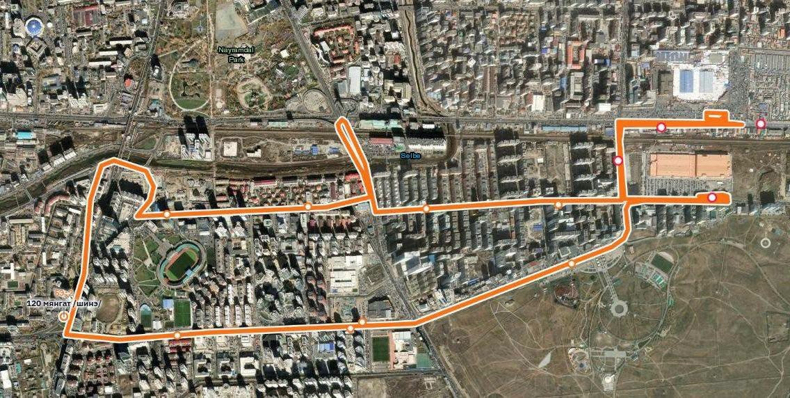 Наймдугаар сарын 17-ноос эхлэн Нарантуул, Дүнжингарав худалдааны төв рүү богино эргэлтээр үнэгүй автобус явуулна